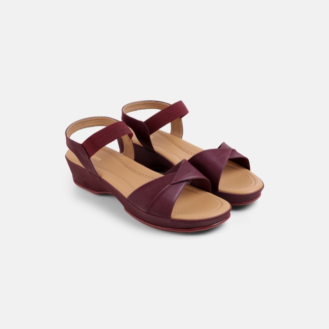 Mochi Women Wine Casual Sandals (SKU: 33-799-58-36)