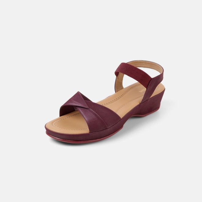 Mochi Women Wine Casual Sandals (SKU: 33-799-58-36)