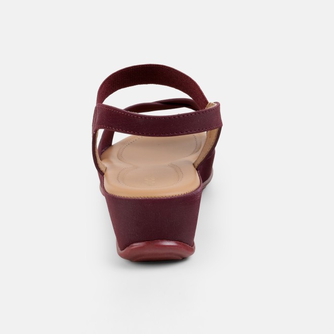 Mochi Women Wine Casual Sandals (SKU: 33-799-58-36)