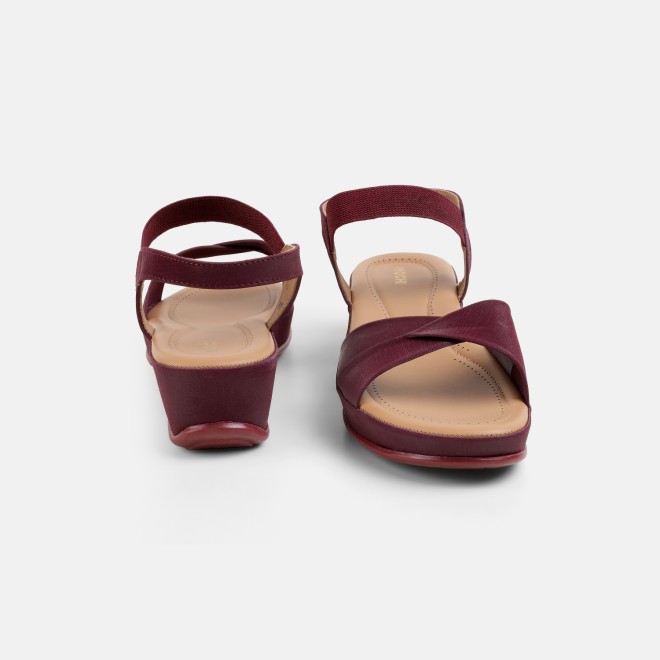 Mochi Women Wine Casual Sandals (SKU: 33-799-58-36)