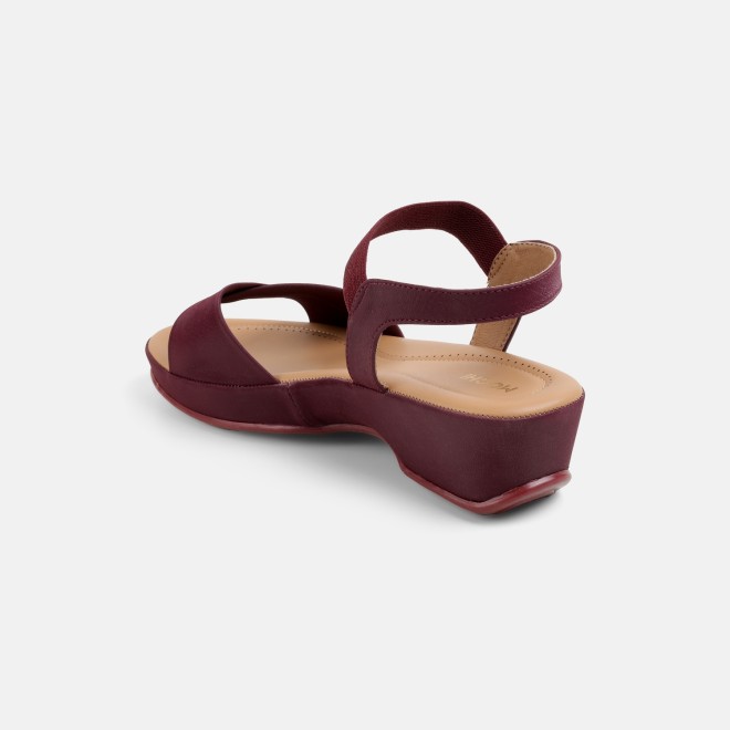 Mochi Women Wine Casual Sandals (SKU: 33-799-58-36)