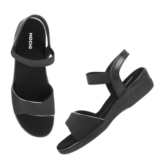 Mochi Women Black Casual Sandals (SKU: 33-800185-11-36)