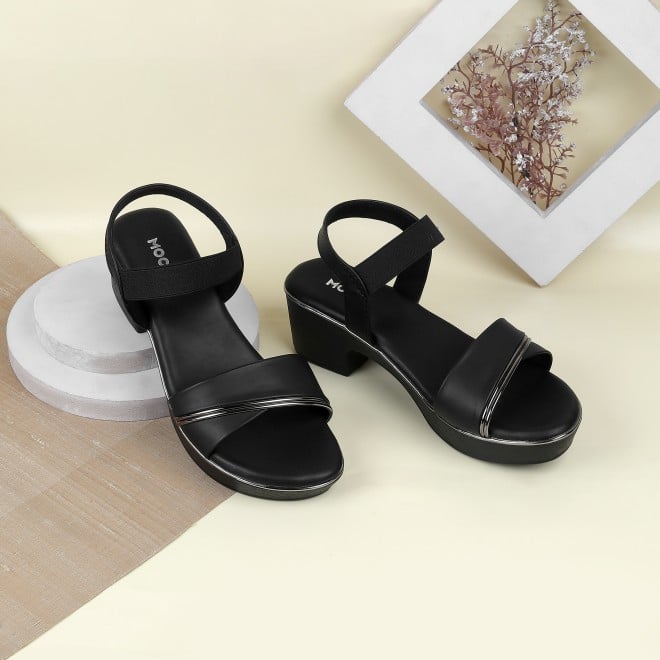Women Black Casual Sandals
