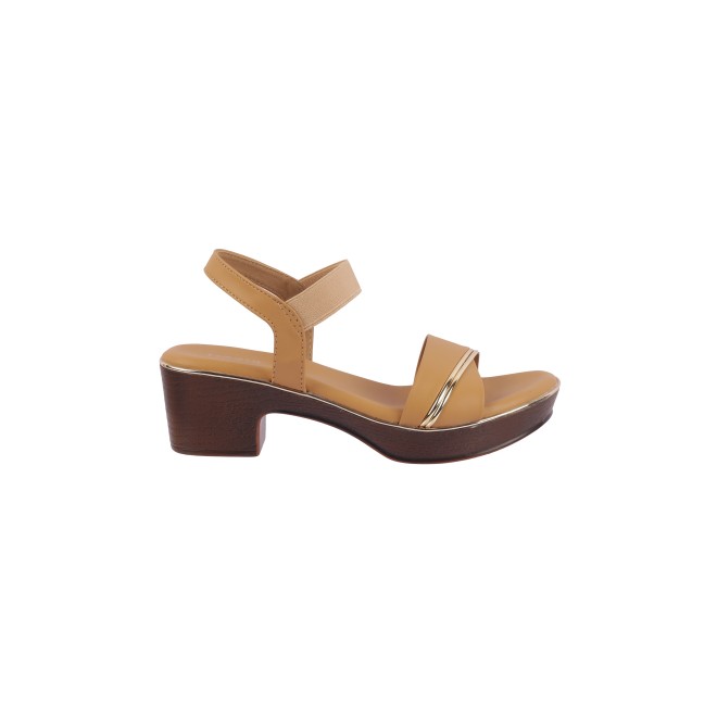 Mochi Women Tan Casual Sandals (SKU: 33-800631-23-36)