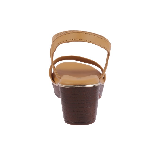 Mochi Women Tan Casual Sandals (SKU: 33-800631-23-36)
