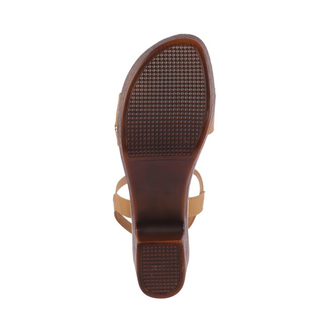 Mochi Women Tan Casual Sandals (SKU: 33-800631-23-36)