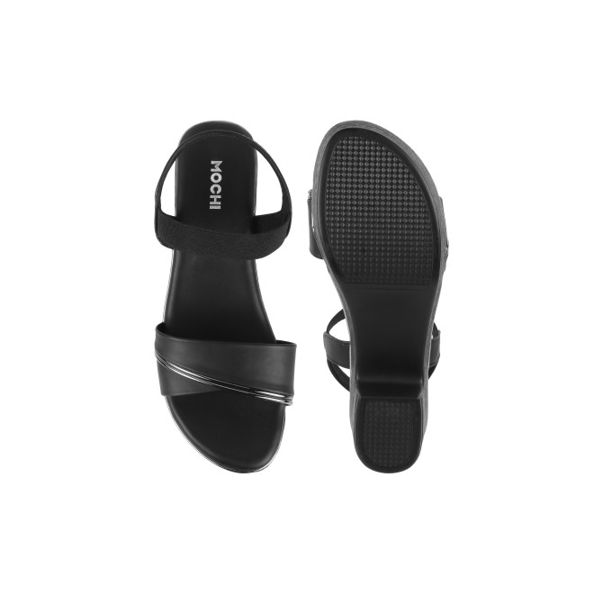 Mochi Women Black Casual Sandals (SKU: 33-800631-11-36)