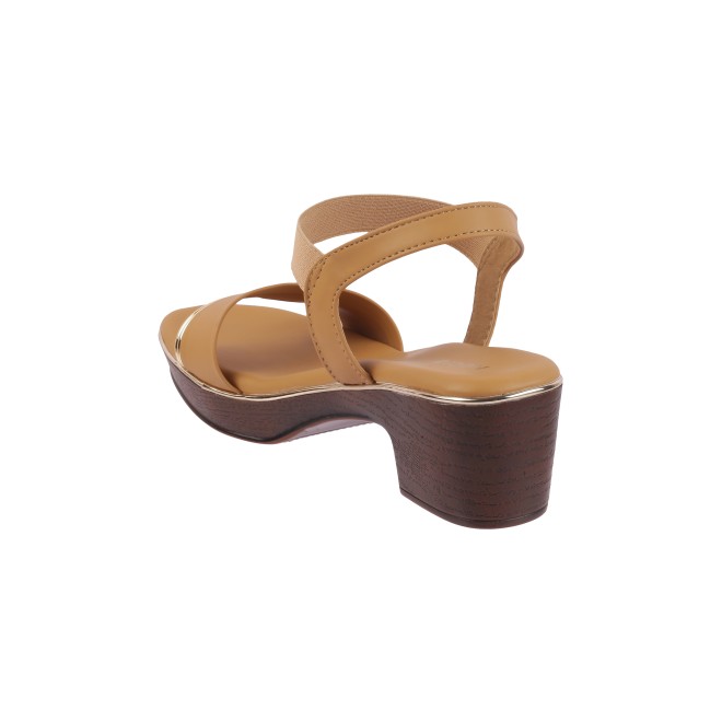 Mochi Women Tan Casual Sandals (SKU: 33-800631-23-36)