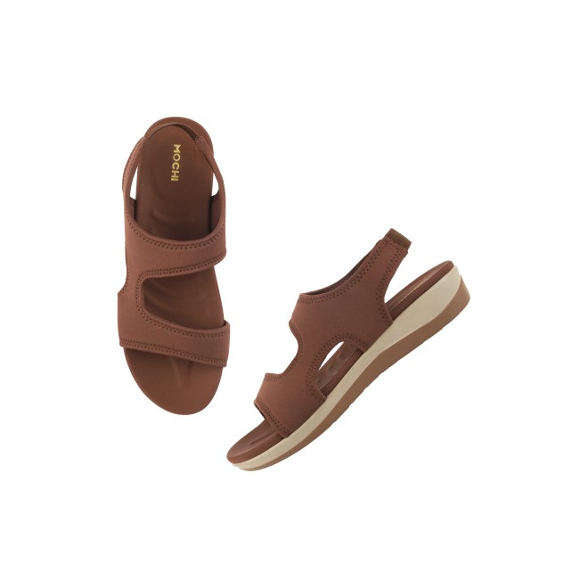 Mochi Women Brown Casual Sandals (SKU: 33-800632-12-36)