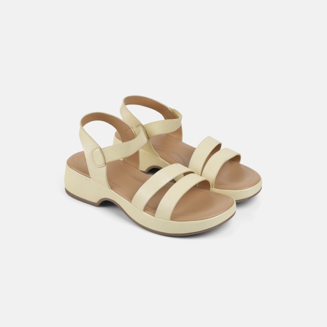 Mochi Women Yellow Casual Sandals (SKU: 33-800790-33-36)