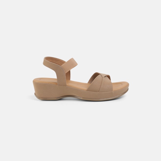 Mochi Women Beige Casual Sandals (SKU: 33-800799-20-36)