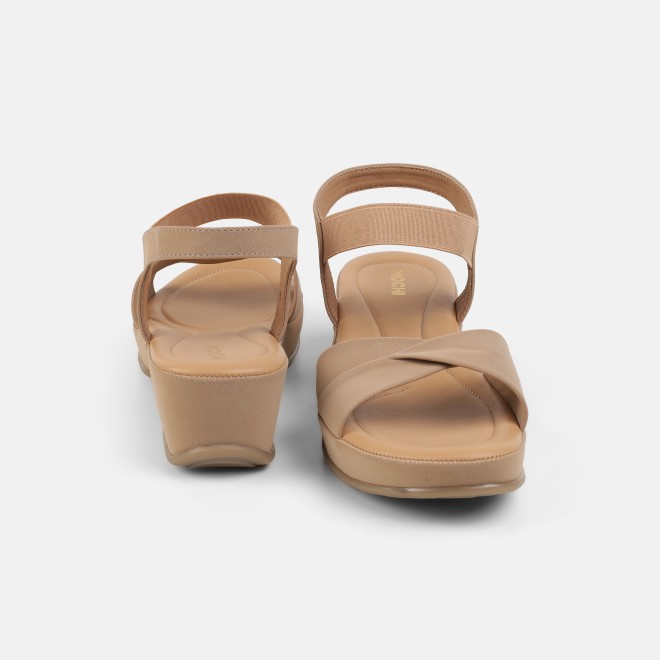 Mochi Women Beige Casual Sandals (SKU: 33-800799-20-36)