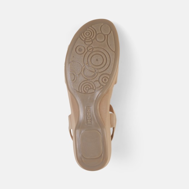 Mochi Women Beige Casual Sandals (SKU: 33-800799-20-36)