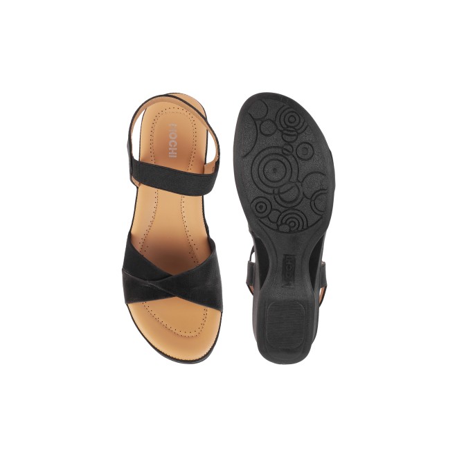 Mochi Women Black Casual Sandals (SKU: 33-800799-11-36)