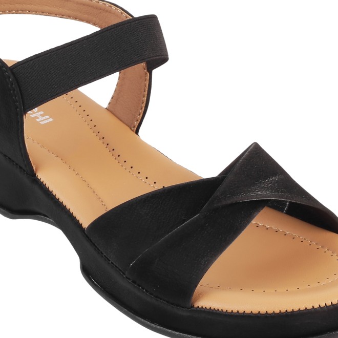 Mochi Women Black Casual Sandals (SKU: 33-800799-11-36)