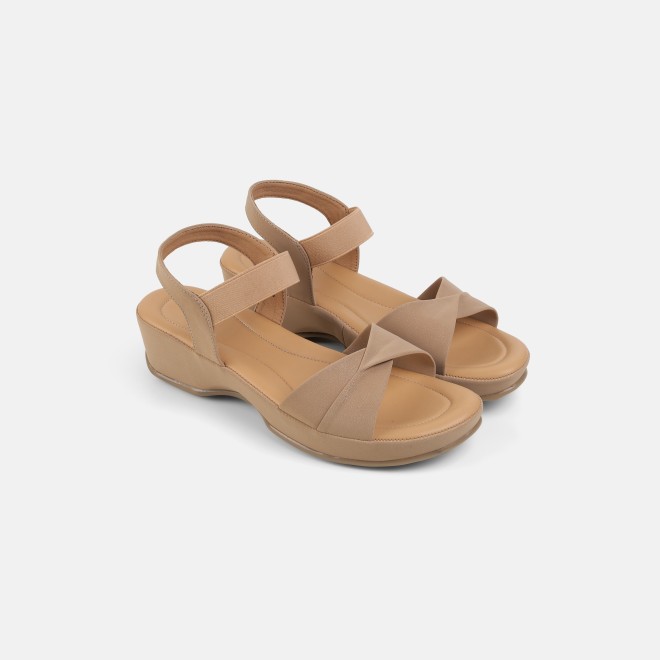 Mochi Women Beige Casual Sandals (SKU: 33-800799-20-36)