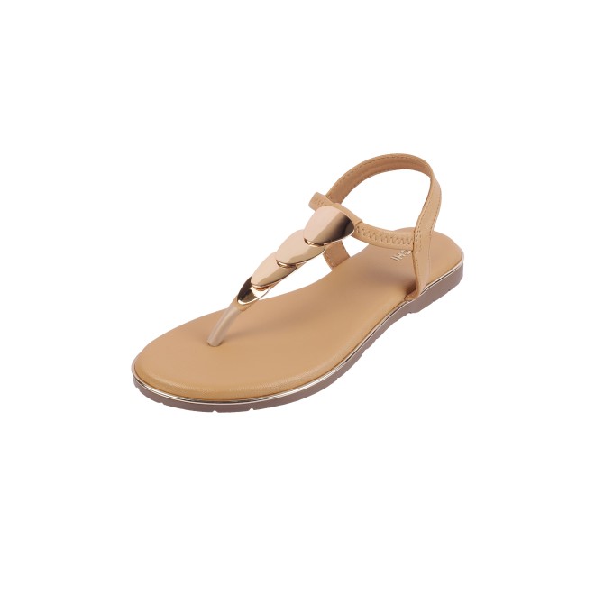 Mochi Women Beige-red Casual Sandals (SKU: 33-800925-89-37)