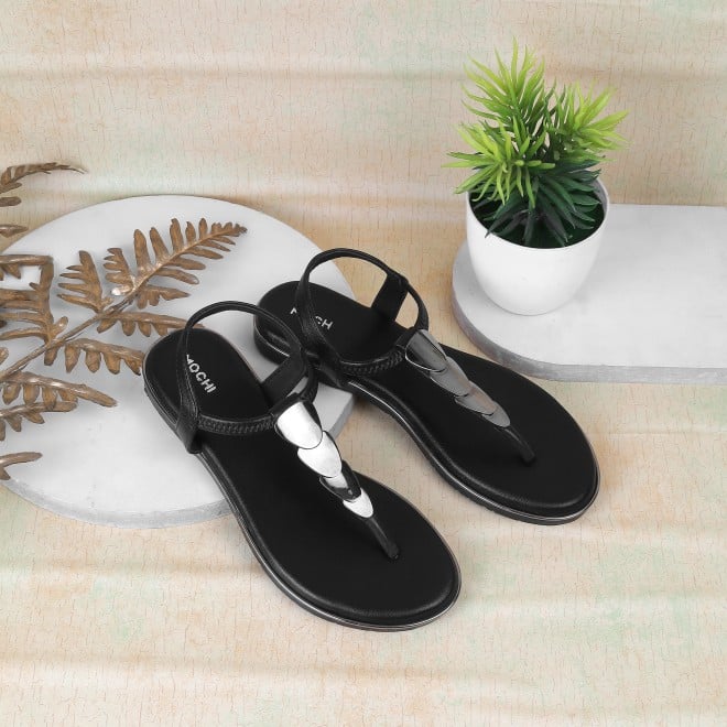 Women Black Casual Sandals