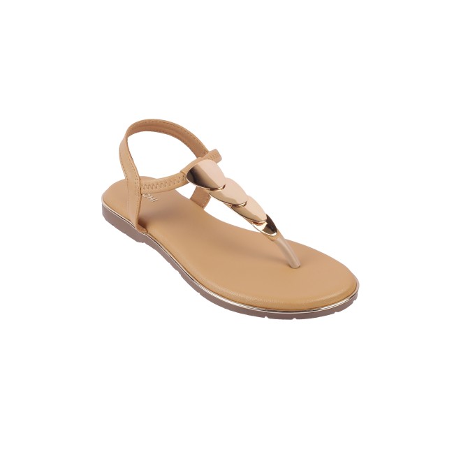 Mochi Women Beige-red Casual Sandals (SKU: 33-800925-89-37)