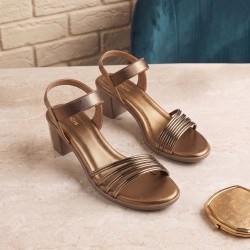 Women Antic-gold Casual Sandals