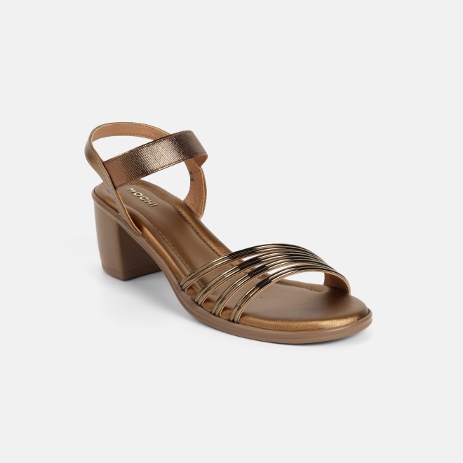 Mochi Women Antic-gold Casual Sandals (SKU: 33-801157-28-36)
