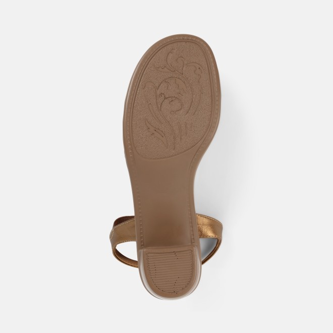 Mochi Women Antic-gold Casual Sandals (SKU: 33-801157-28-36)