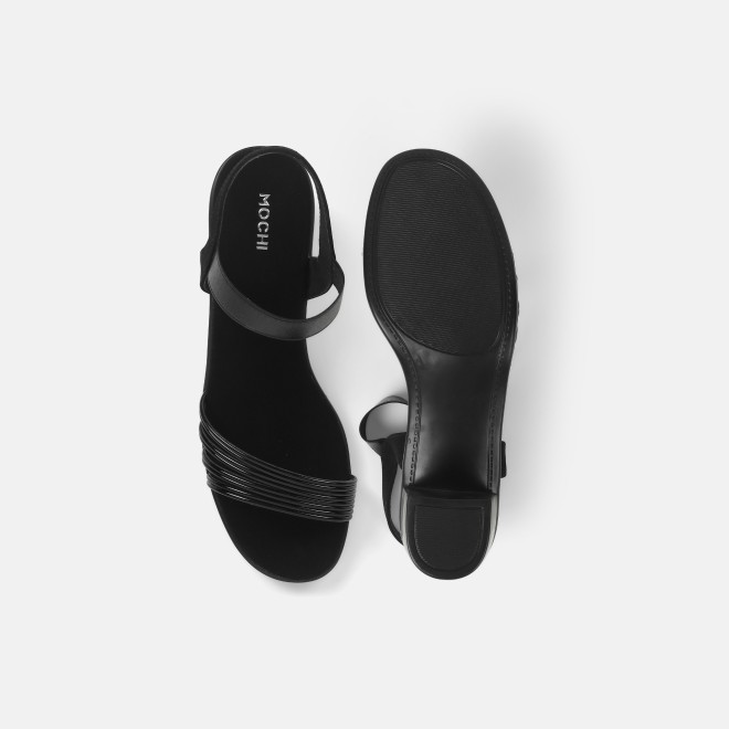 Mochi Women Black Casual Sandals (SKU: 33-801157-11-36)