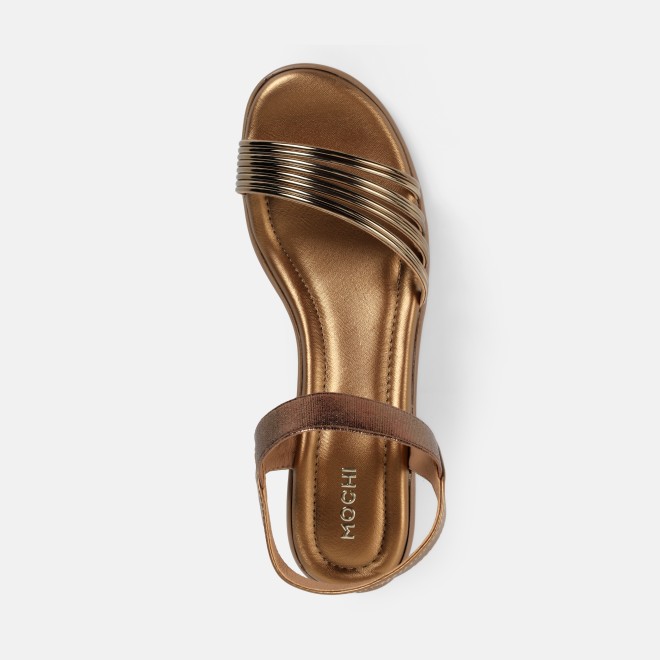 Mochi Women Antic-gold Casual Sandals (SKU: 33-801157-28-36)