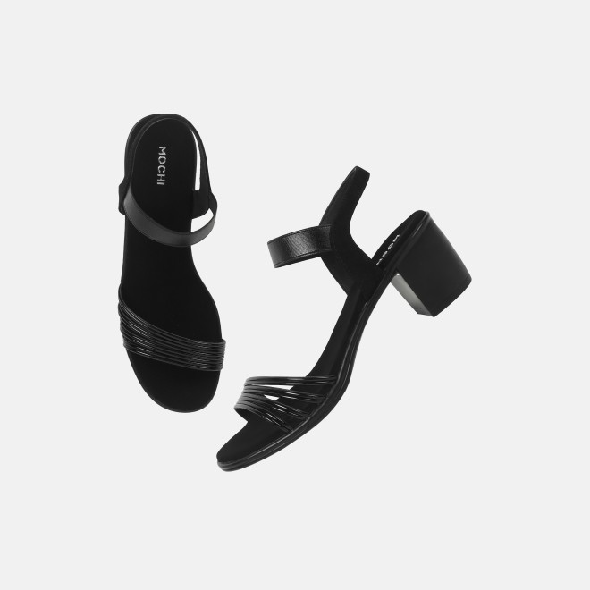 Mochi Women Black Casual Sandals (SKU: 33-801157-11-36)