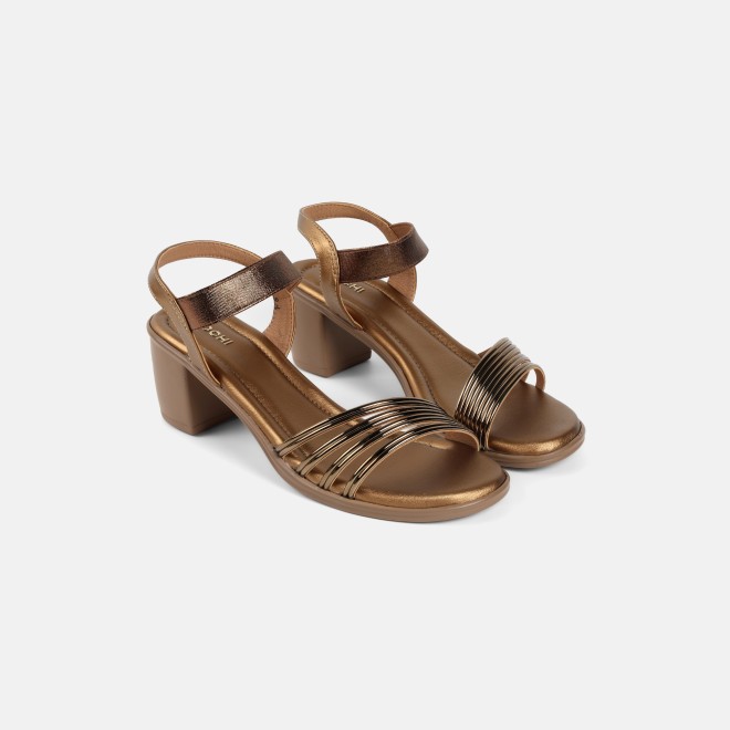 Mochi Women Antic-gold Casual Sandals (SKU: 33-801157-28-36)