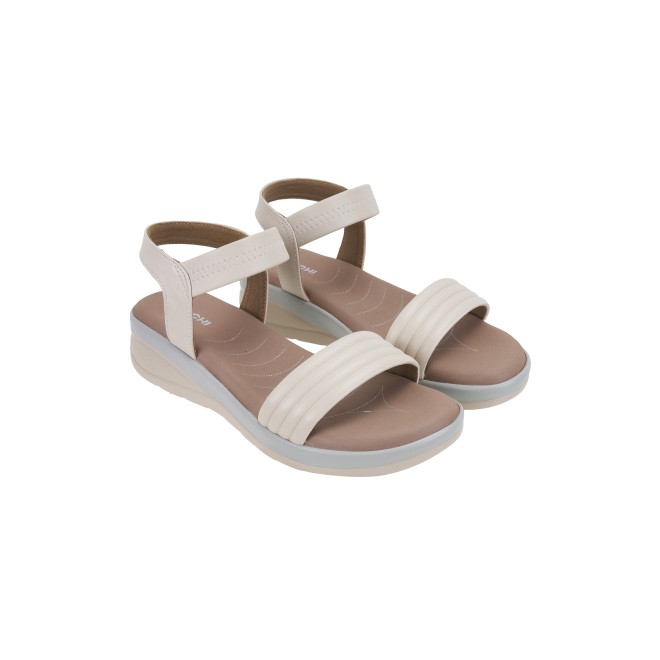 Mochi Women Beige Casual Sandals (SKU: 33-801161-20-36)