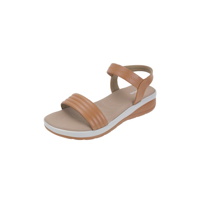 Mochi Women Tan Casual Sandals (SKU: 33-801161-23-37)