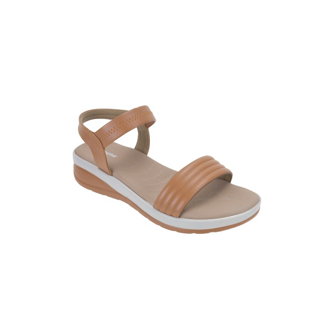 Mochi Women Tan Casual Sandals (SKU: 33-801161-23-37)