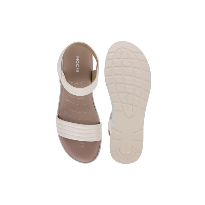 Mochi Women Beige Casual Sandals (SKU: 33-801161-20-36)