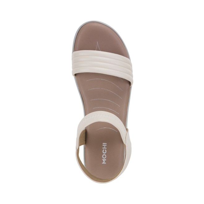Mochi Women Beige Casual Sandals (SKU: 33-801161-20-36)