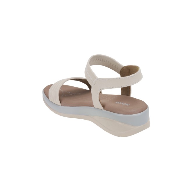 Mochi Women Beige Casual Sandals (SKU: 33-801161-20-36)