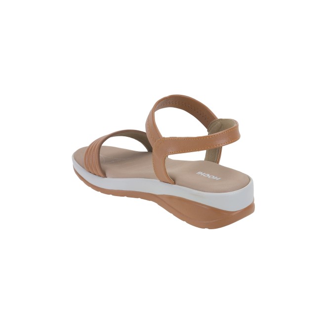 Mochi Women Tan Casual Sandals (SKU: 33-801161-23-37)