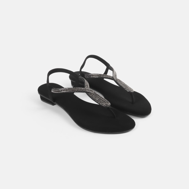 Mochi Women Black Casual Sandals (SKU: 33-801233-11-36)