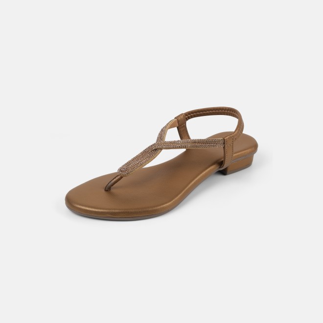 Mochi Women Antic-gold Casual Sandals (SKU: 33-801233-28-37)
