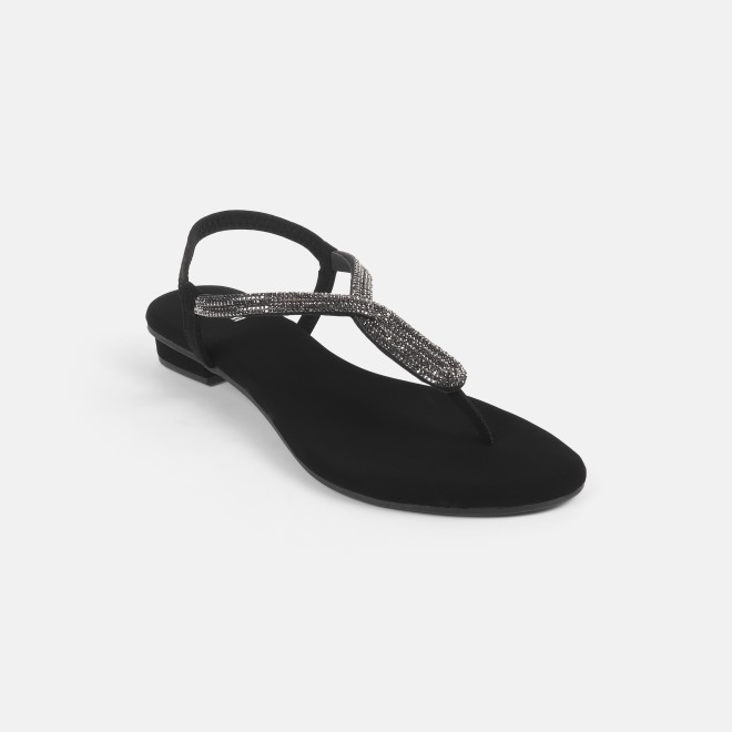 Mochi Women Black Casual Sandals (SKU: 33-801233-11-36)