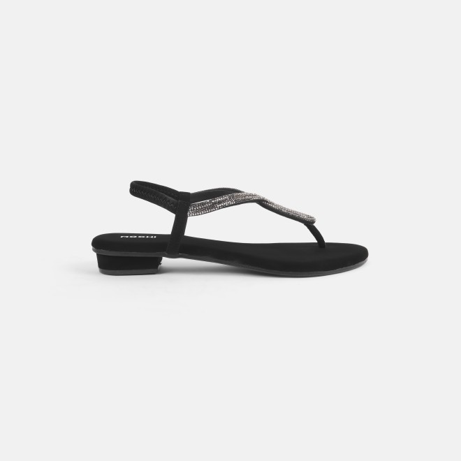 Mochi Women Black Casual Sandals (SKU: 33-801233-11-36)