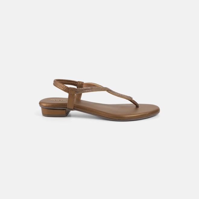 Mochi Women Antic-gold Casual Sandals (SKU: 33-801233-28-37)