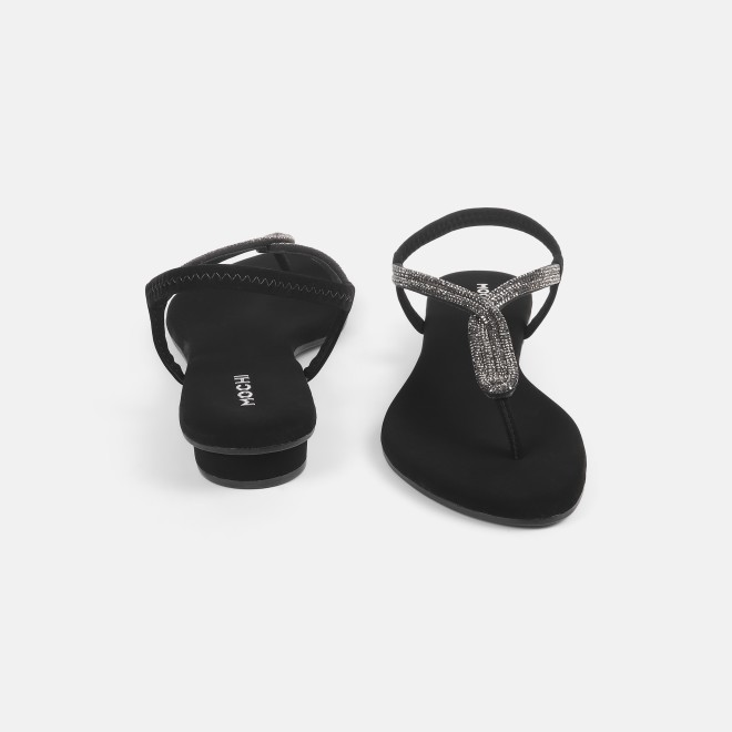 Mochi Women Black Casual Sandals (SKU: 33-801233-11-36)