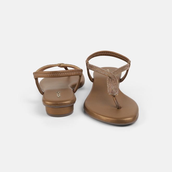 Mochi Women Antic-gold Casual Sandals (SKU: 33-801233-28-37)