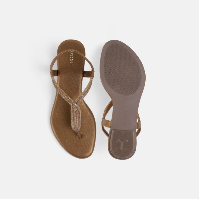 Mochi Women Antic-gold Casual Sandals (SKU: 33-801233-28-37)