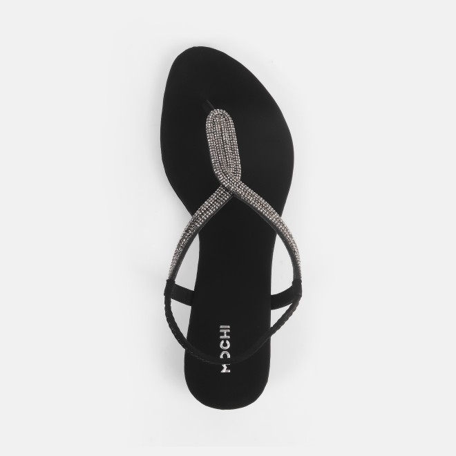 Mochi Women Black Casual Sandals (SKU: 33-801233-11-36)