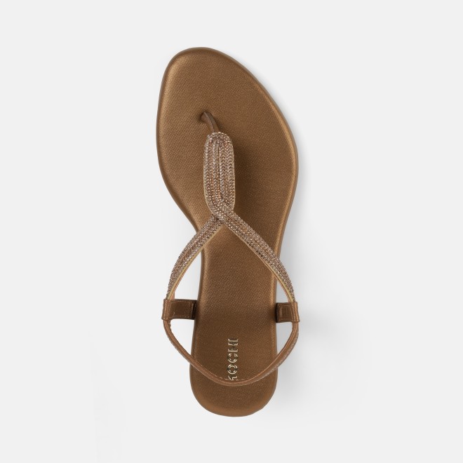 Mochi Women Antic-gold Casual Sandals (SKU: 33-801233-28-37)
