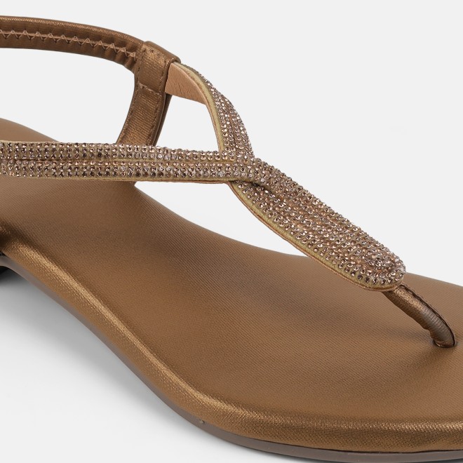 Mochi Women Antic-gold Casual Sandals (SKU: 33-801233-28-37)