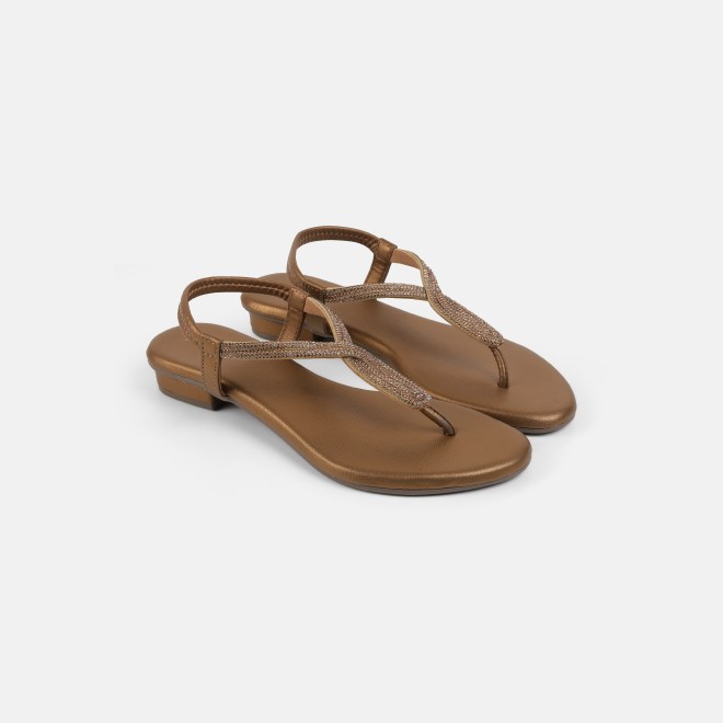 Mochi Women Antic-gold Casual Sandals (SKU: 33-801233-28-37)