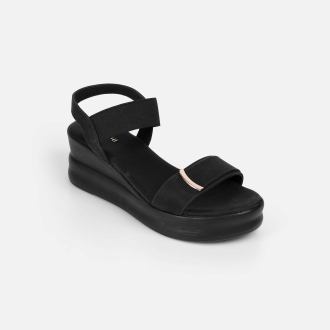 Mochi Women Black Casual Sandals (SKU: 33-801285-11-36)